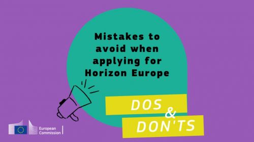 Horizont Europa Do's & Don'ts © https://rea.ec.europa.eu/news/common-mistakes-avoid-when-applying-horizon-europe-funding-2023-02-09_en